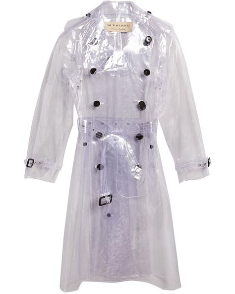 burberry transparent raincoat|classic burberry raincoat for women.